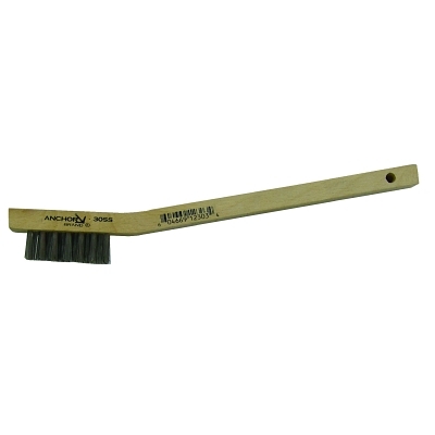ANCHOR 3X7 SS BRUS 3 INBRISTLES WOOD HDL